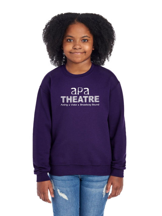APA Theatre Purple Crewneck