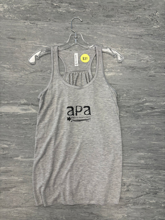 Youth Grey Tank, Black Logo