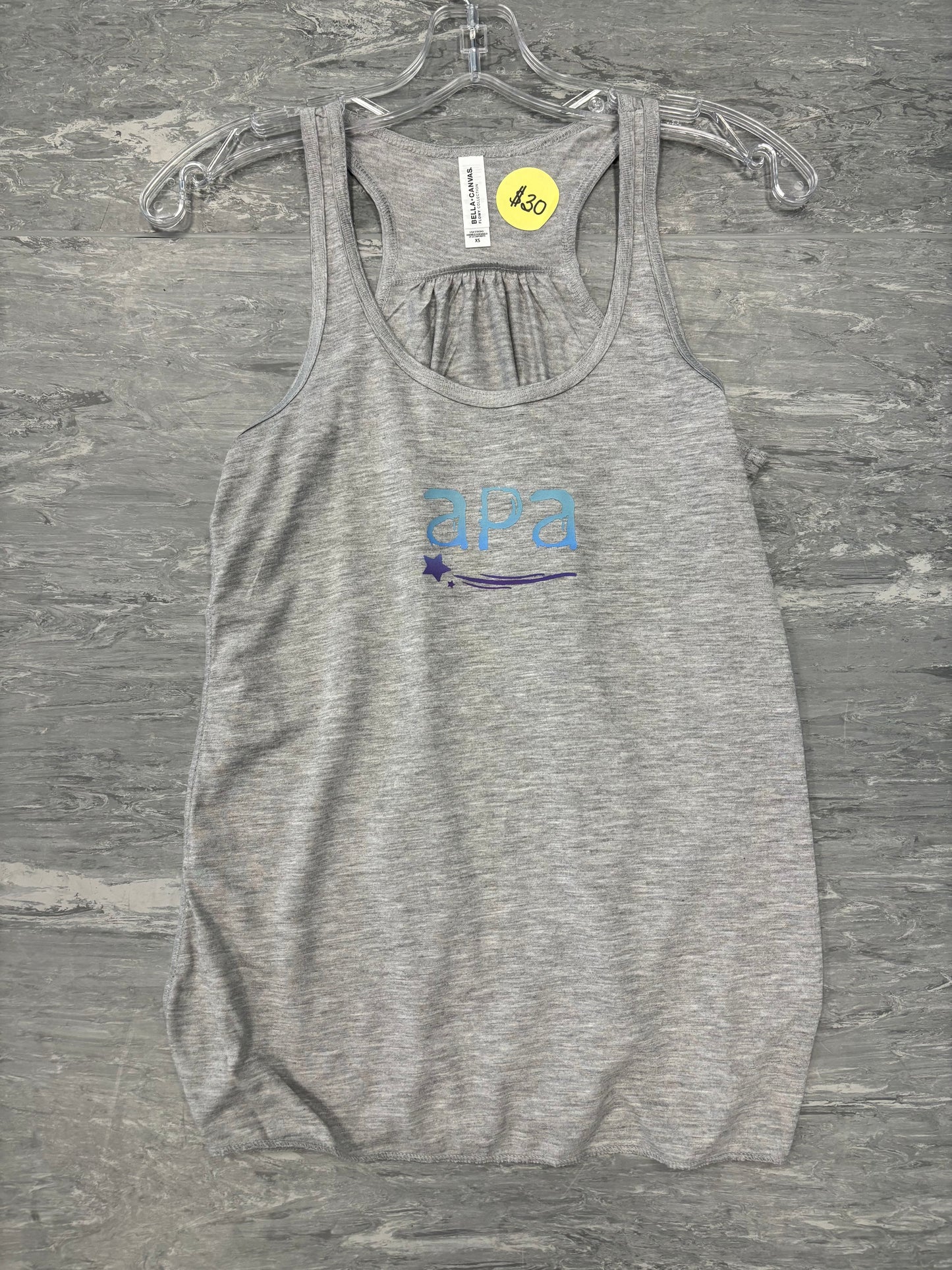 Grey Tank w/ Ombre Logo