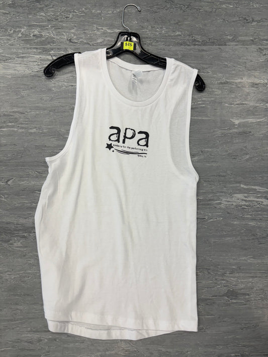 White Tank w/ Black Logo