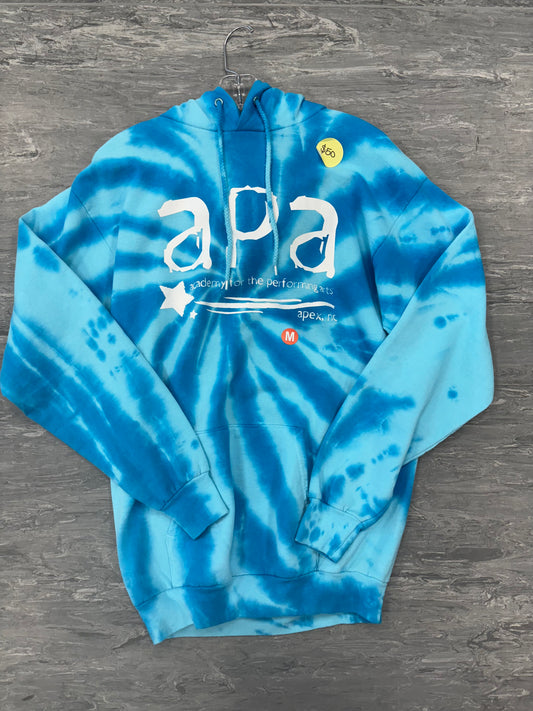 Blue Tie Dye Hoodie