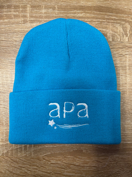 APA Embroidered Neon Beanie (Pink, Purple, & Blue Available!)