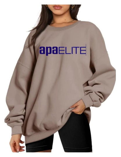 Women's Oversized Coffee Crew Sweatshirt - Adult