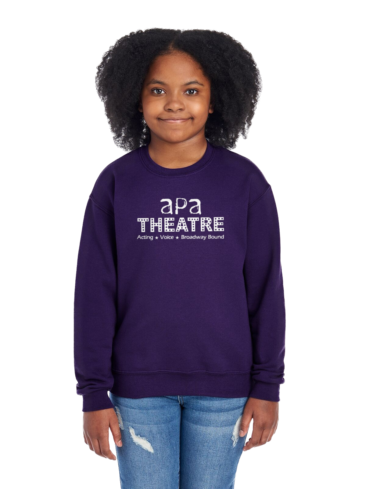 APA Theatre Purple Crewneck